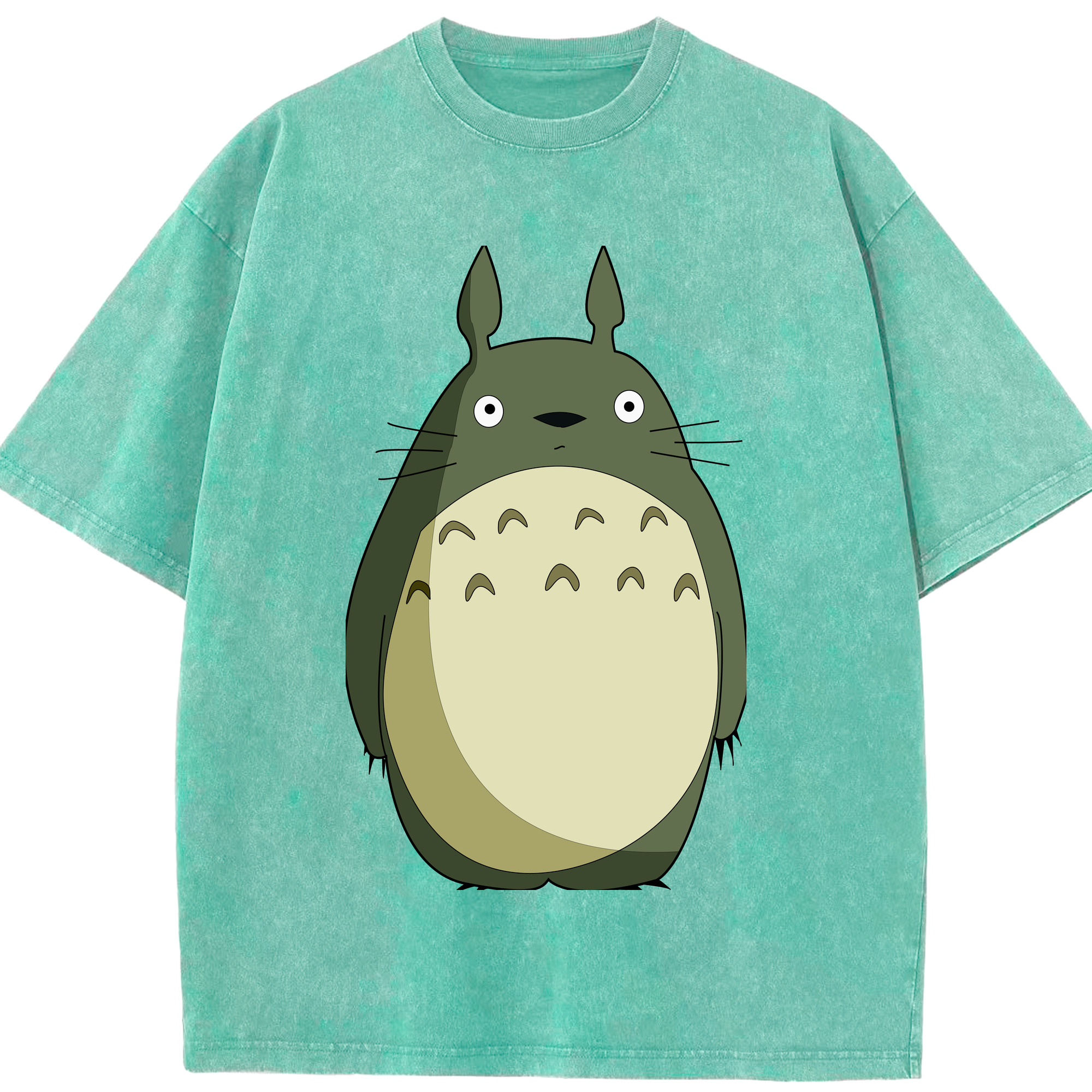 （画像用） となりのトトロ 草壁メイ 草壁サツキ My Neighbor Totoro Satsuki Kusakabe Mei Kusakabe 綿100% ヴィンテージ風 半袖Tシャツ（フロントプリント）
